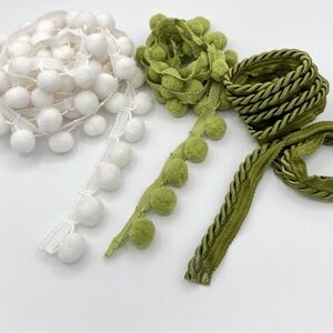 Textile Trims Pom Poms Cord